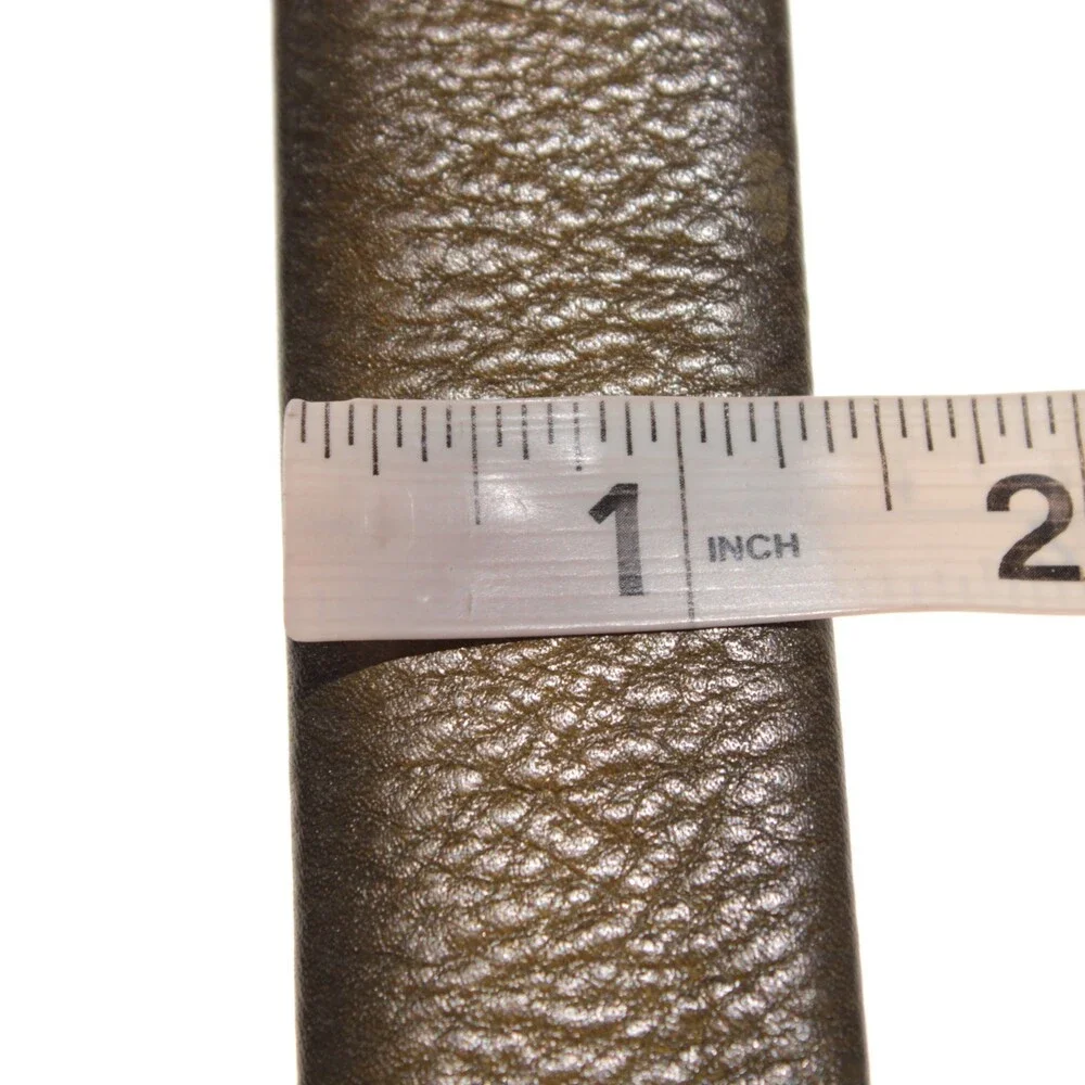 Di Bianco NWT Cut to Size Dress Belt In Green Pebbled Leather One Size
